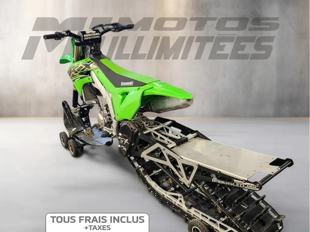 2021 Kawasaki KX450 et Timbersled SX120