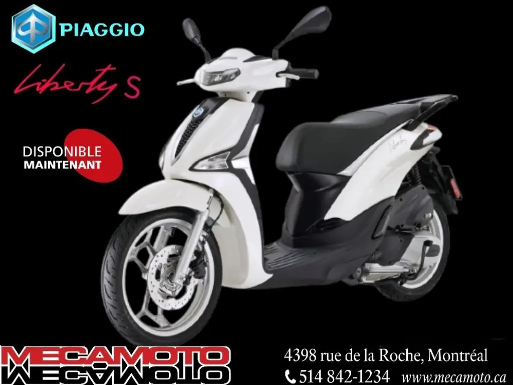 New 2025 Piaggio Liberty 50 in Montréal Mecamoto