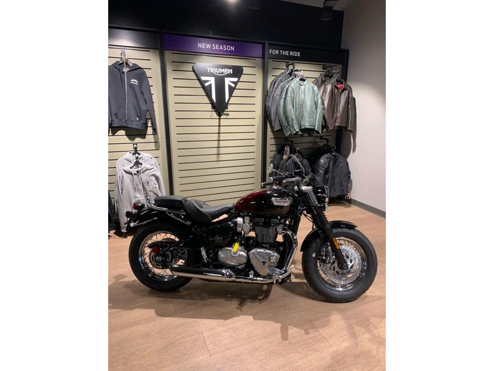 2024 Triumph Bonneville Speedmaster Base - Phantom Red/silver Red alt
