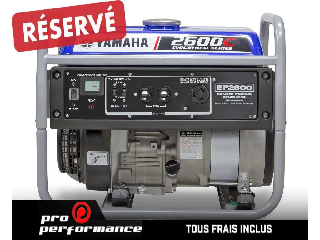 Yamaha Génératrice - EF26C 2024