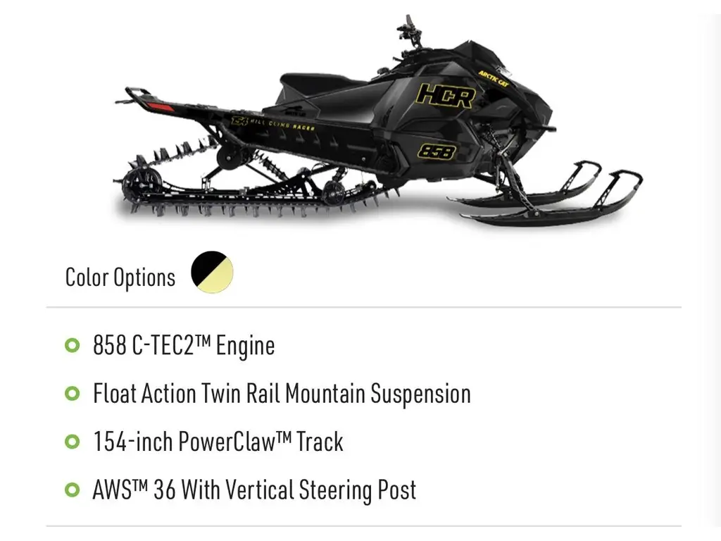 2026 Arctic Cat M858 hcr 154