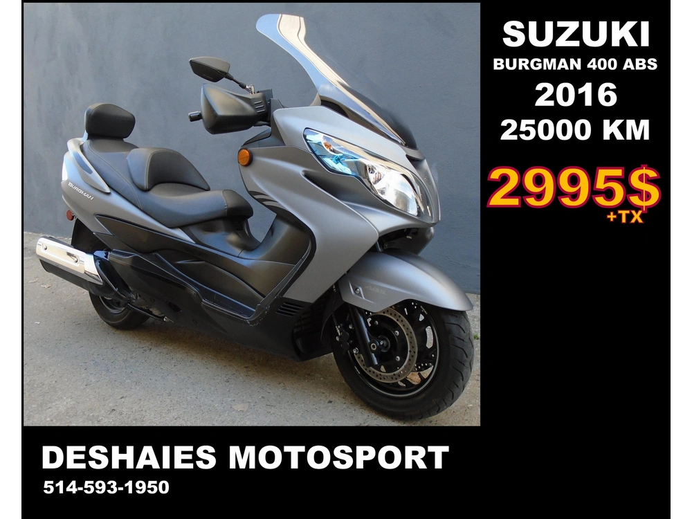 2016 Suzuki Burgman 400 alt