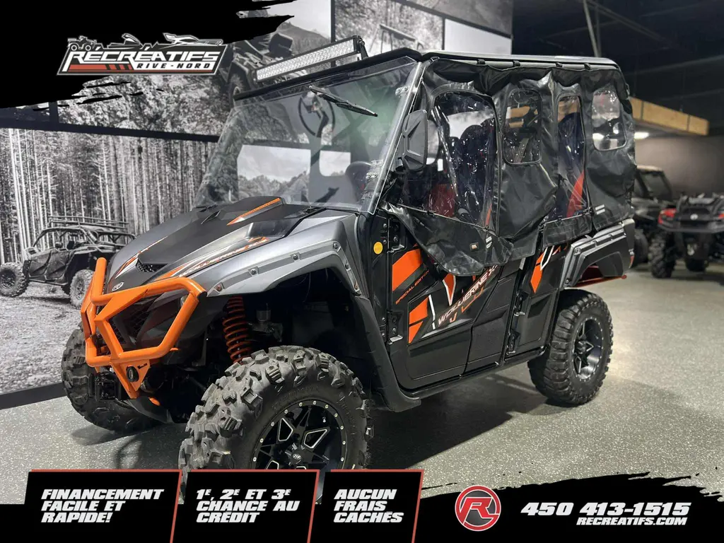 2018 Yamaha WOLVERINE X4 SE EPS CAB **CABINE!!**