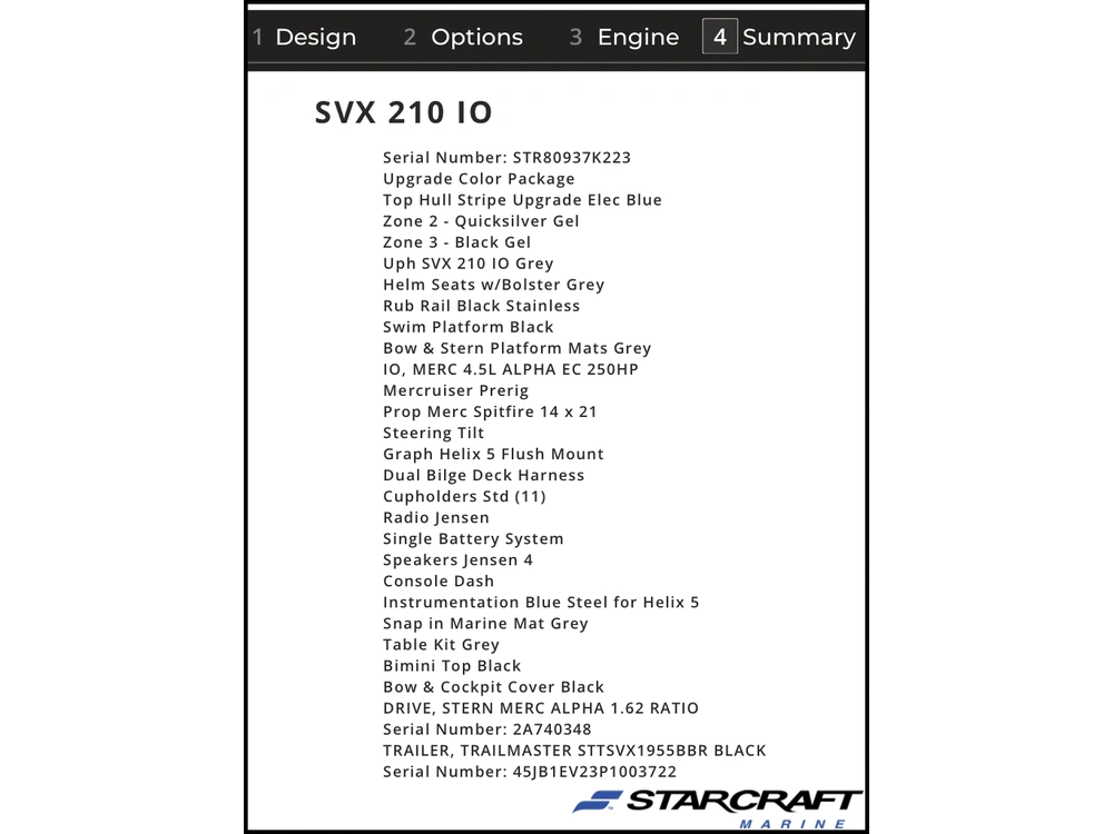 2023 Starcraft Svx Io 210 Clearance Priced alt