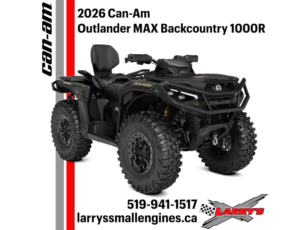 2026 Can-am Outlander Max Backcountry 1000r alt