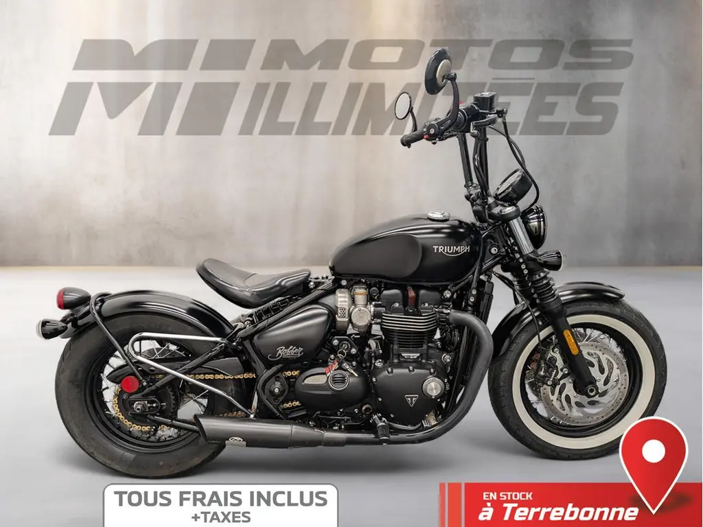 2018 Triumph Bonneville Bobber Black ABS