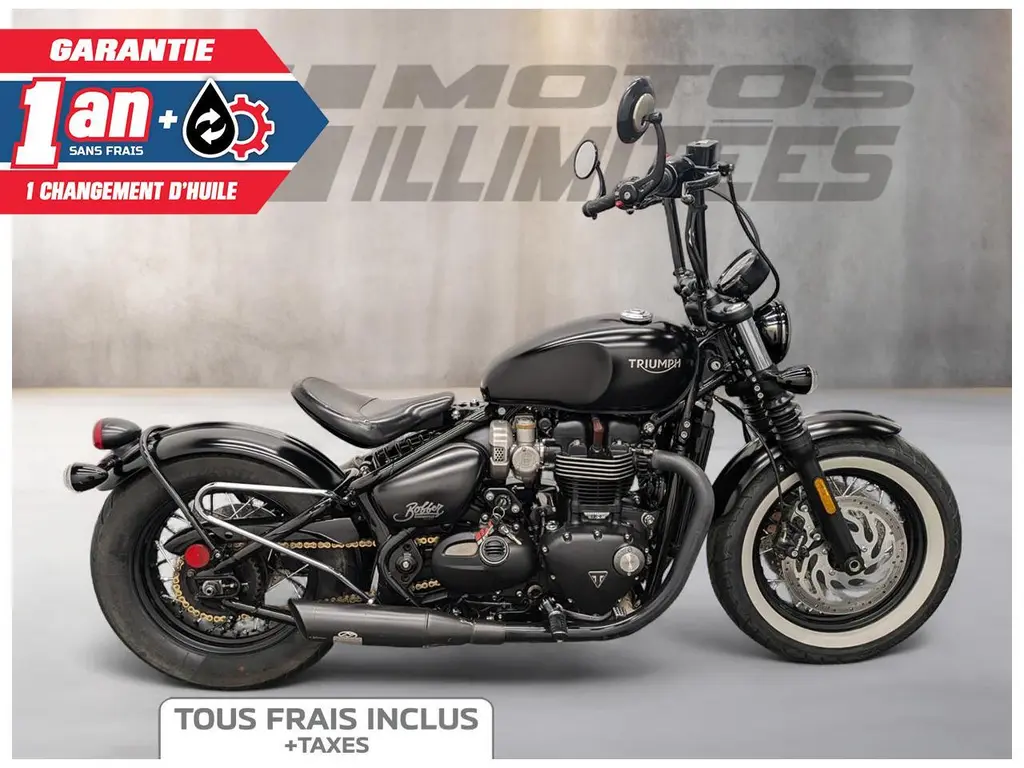 2018 Triumph Bonneville Bobber Black ABS