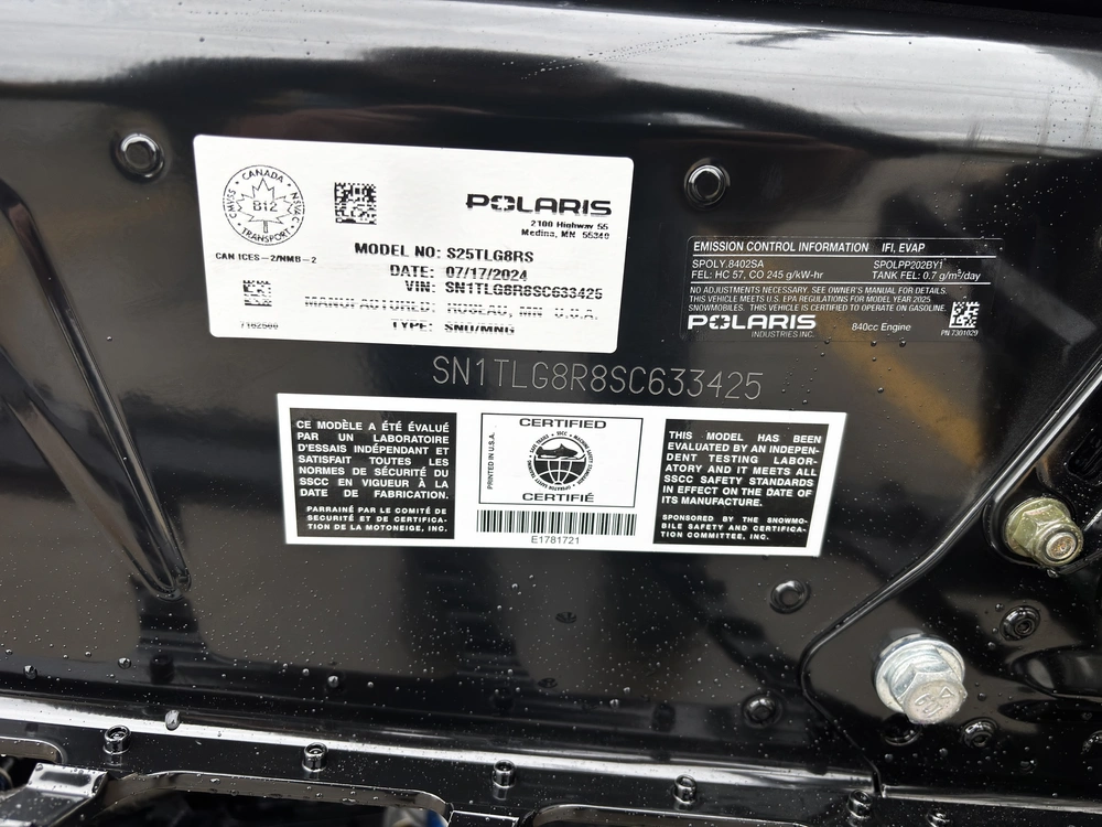 Polaris 850 Rmk Khaos 146 Slash 2025 alt