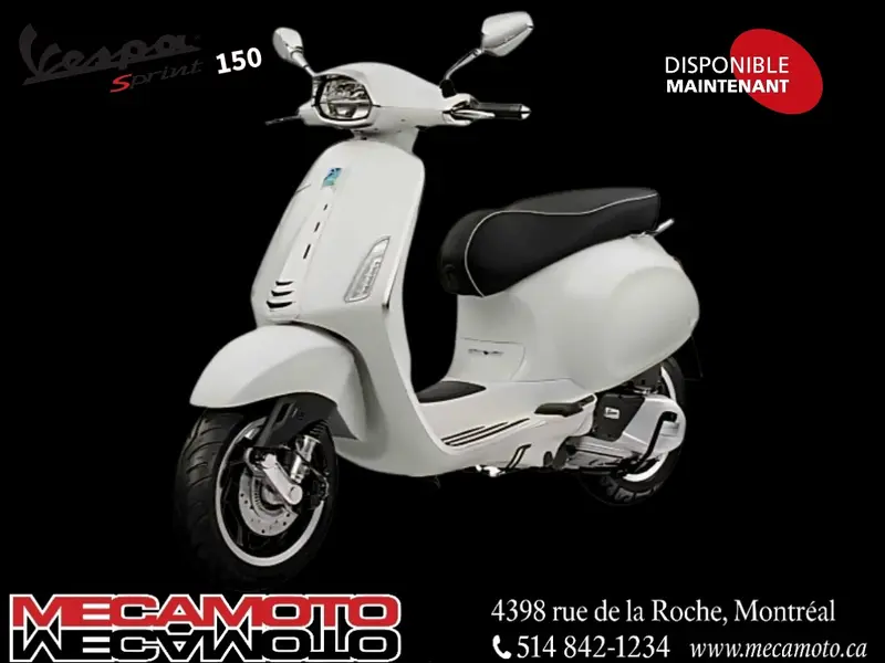 2022 Vespa Sprint 150cc Spécial édition Mecamoto Liquidation
