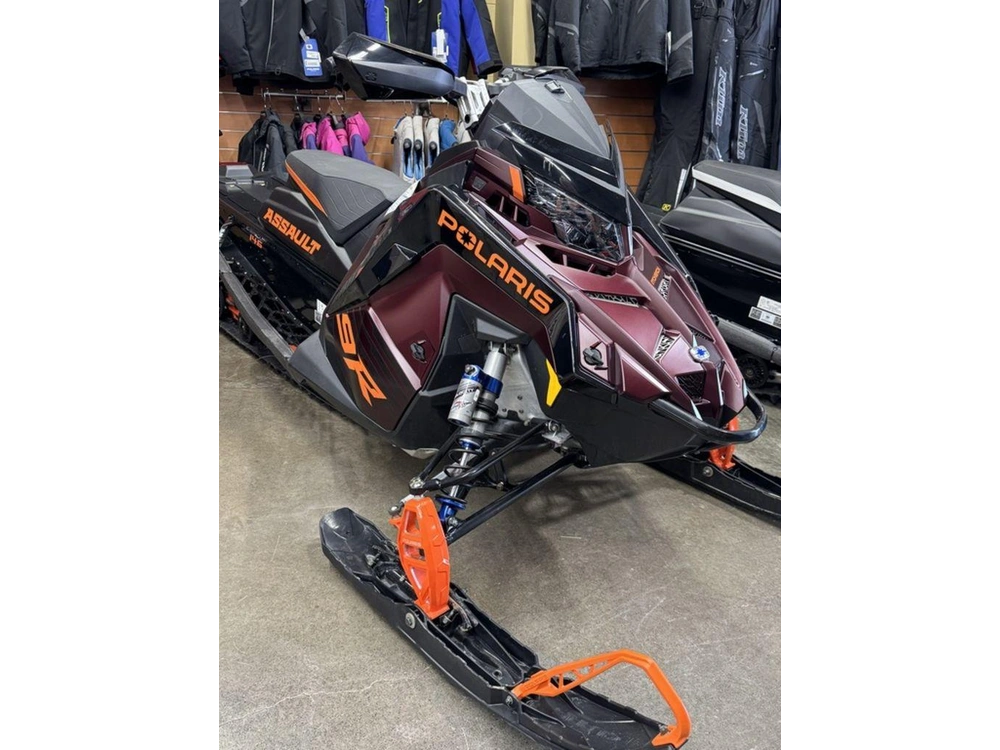 2025 Polaris Patriot 9r Switchback Assault 146 Matte Dark Cherry / Gloss Black alt