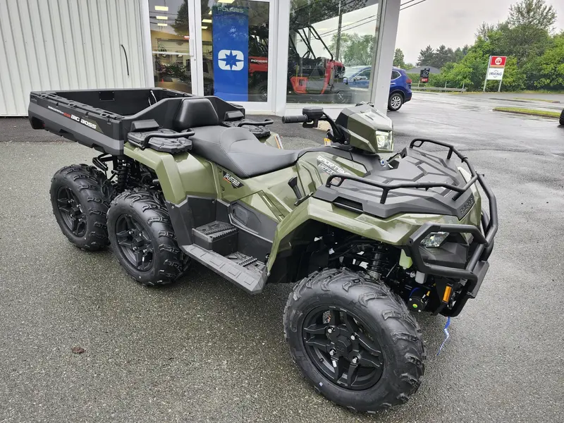 2026 Polaris SPORTSMAN 6X6 570 SAGE GREEN | En stock Big Boss + camouflage dispo