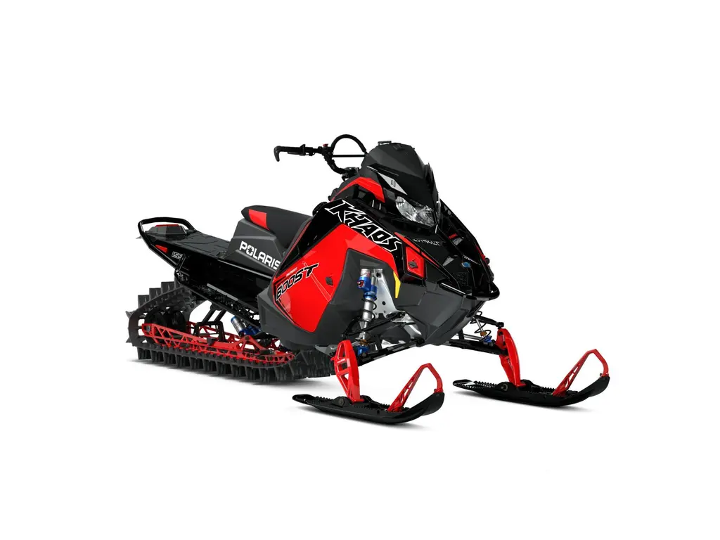 2026 Polaris Boost RMK KHAOS 155 - 7S Display, 3.25 Track - Indy Red / Gloss Black
