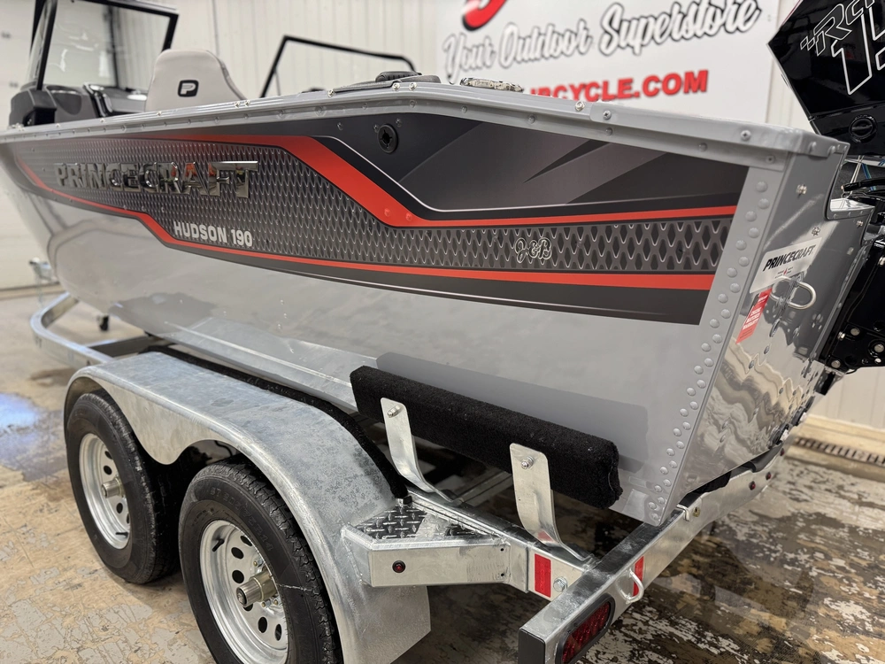 2026 Princecraft Hudson 190 Ws Grey 150r V6!! alt