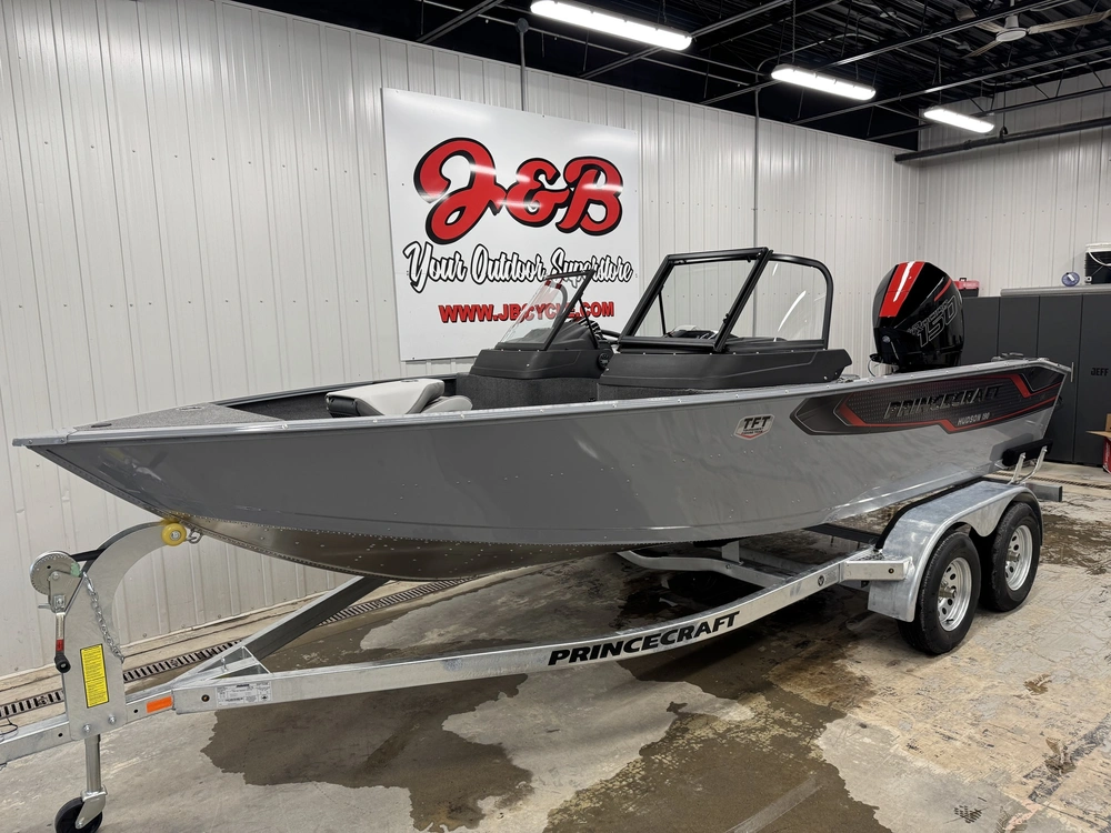 2026 Princecraft Hudson 190 Ws Grey 150r V6!! alt