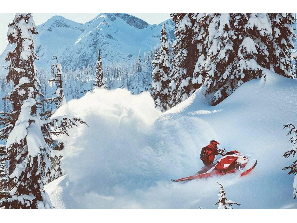 2020 Ski-doo Summit® X® W/expert 850 E-tec® Shot 154 - Lava Red alt