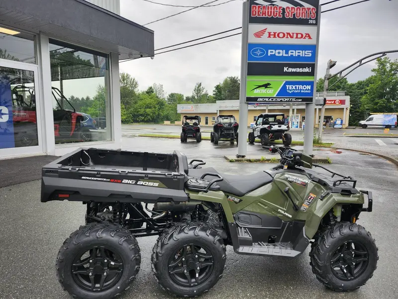 2026 Polaris SPORTSMAN 6X6 570 SAGE GREEN | En stock Big Boss + camouflage dispo