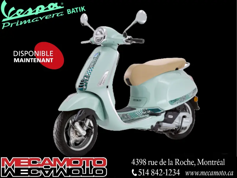 2025 Vespa Primavera 50 Batik