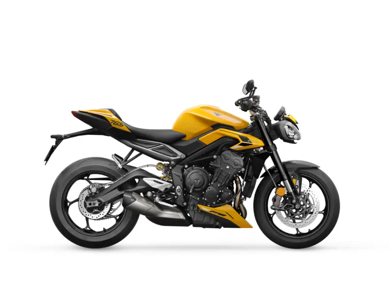 2026 Triumph Street Triple 765 RS // Cosmic Yellow