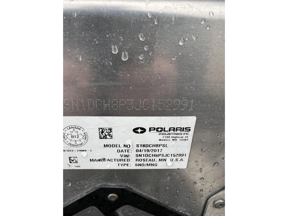 2018 Polaris 800 Rush® Pro-s 120 1.35 Cobra alt