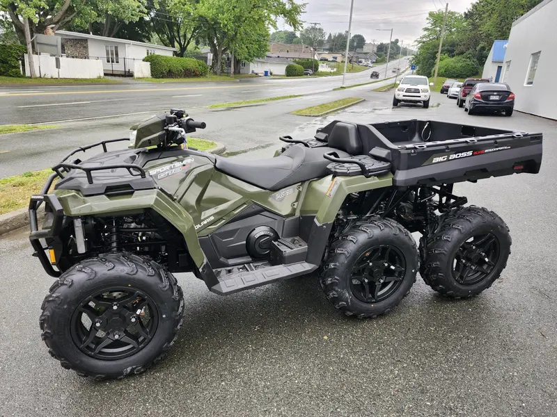 2026 Polaris SPORTSMAN 6X6 570 SAGE GREEN | En stock Big Boss + camouflage dispo