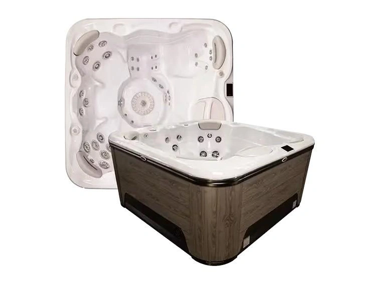 2025 Hydropool 655 Platinum Silver Marble/vintage alt