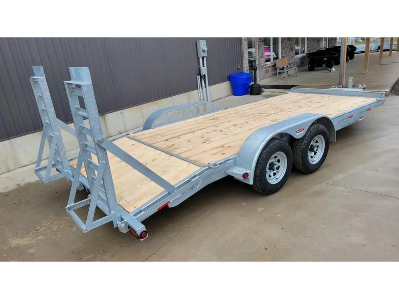 2023 Duratrail 6.5' x 20' - 5 Ton Galv Eqp Trailer w steel tongue box 
