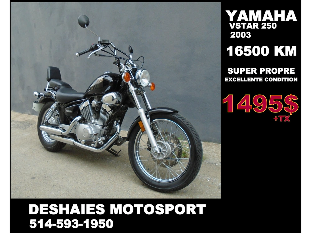 2003 Yamaha Vstar250 alt