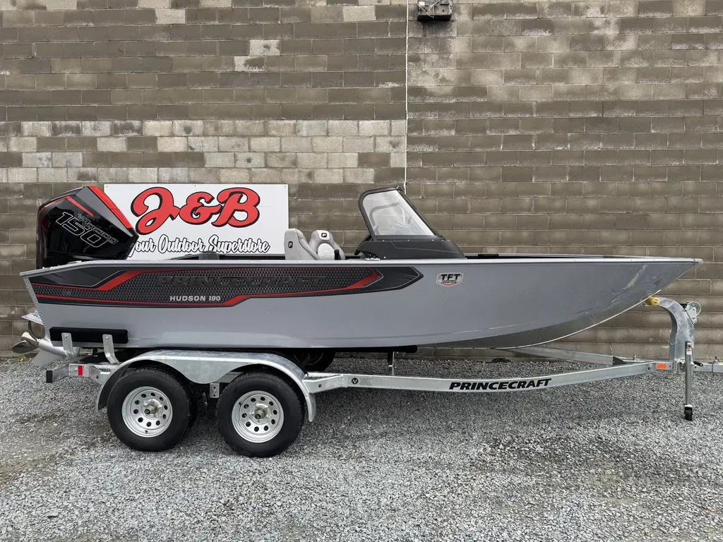 2026 Princecraft HUDSON 190 WS GREY 150R V6!!