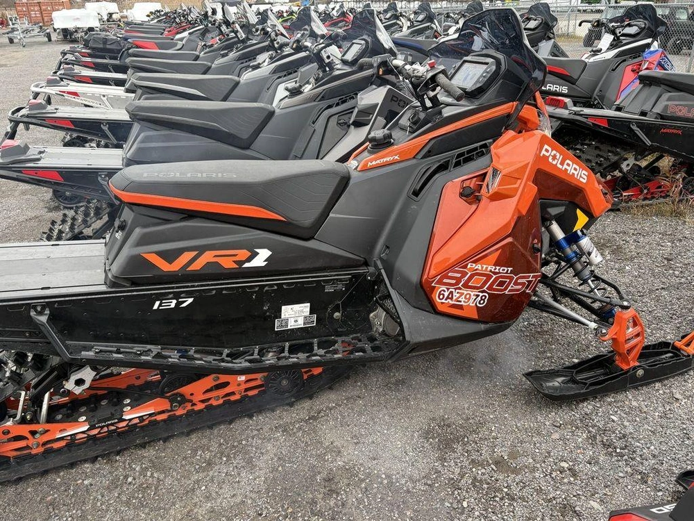 2024 Polaris Patriot Boost Indy Vr1 137 Premium Matte Orange Metallic alt