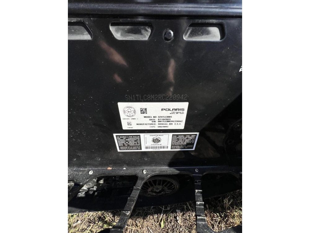 2024 Polaris Patriot Boost Switchback Assault 146 Gloss Black alt