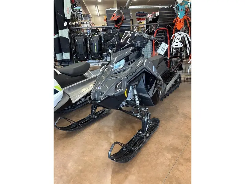 2025 Polaris 650 RMK SP 155 - Mirage Gray / Gloss Black