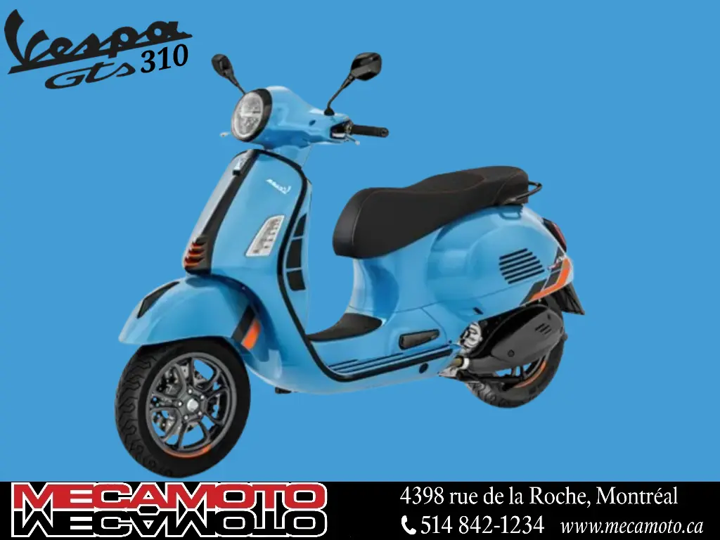 New 2025 Vespa GTS Super 310 Super sport in Montréal Mecamoto