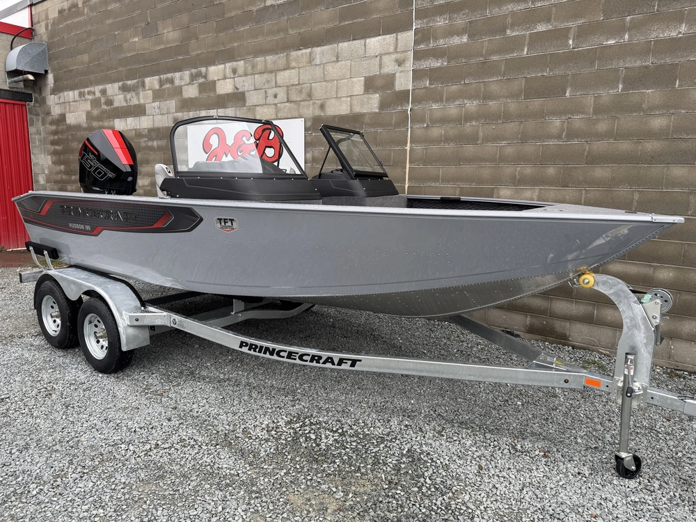 2026 Princecraft Hudson 190 Ws Grey 150r V6!! alt