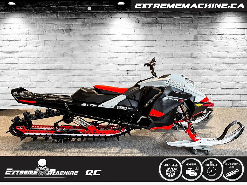 SKIDOO SUMMIT X 850 ETEC AVEC ENSEMBLE EXPERT PRÊT POUR LA SAISON!!! 2021