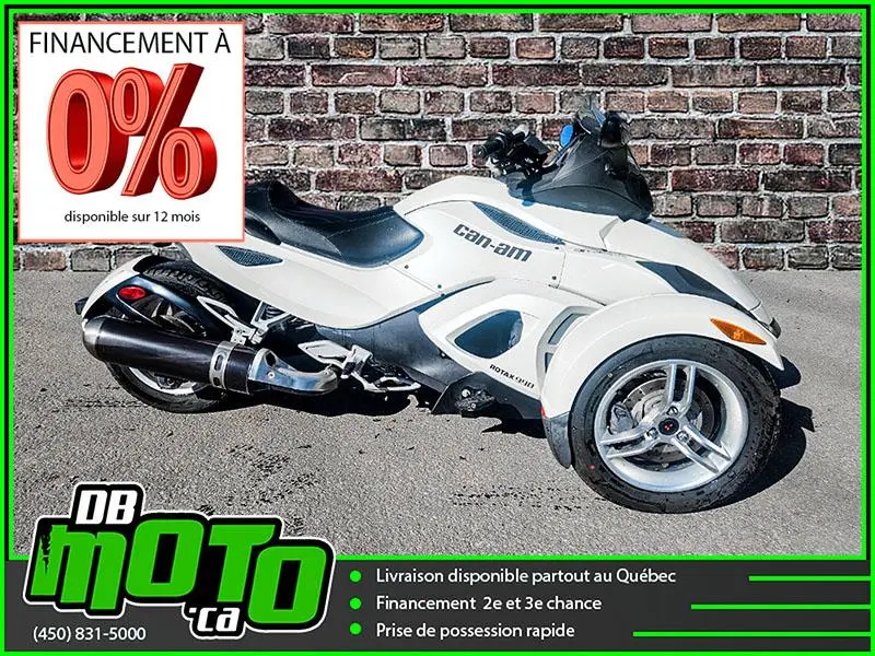 can am SPYDER RSS SE5 2012 - ** 0% D'INTÉRÊT DISPONIBLE **