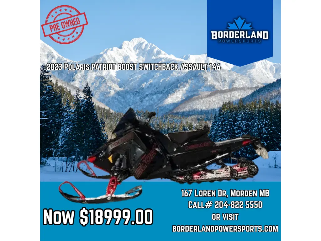 2023 Polaris PATRIOT BOOST SWITCHBACK ASSAULT 146 Patriot Boost 146