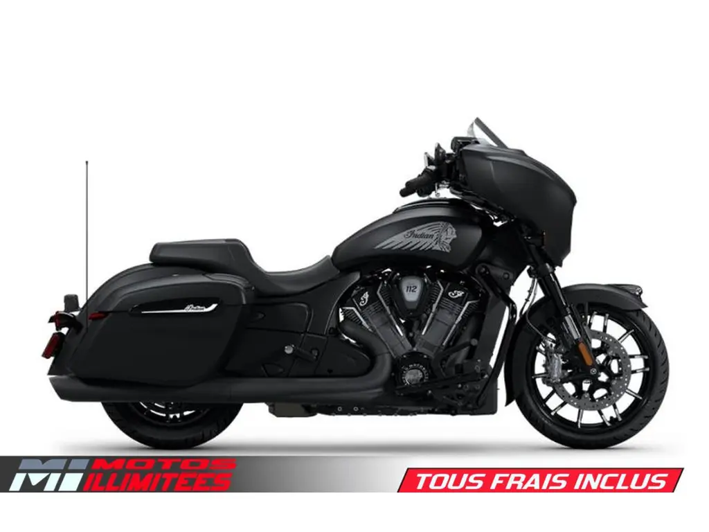 2025 Indian Motorcycles Chieftain PowerPlus Dark Horse With 112ci + Rider Assist Package + PowerBand Audio Package 
