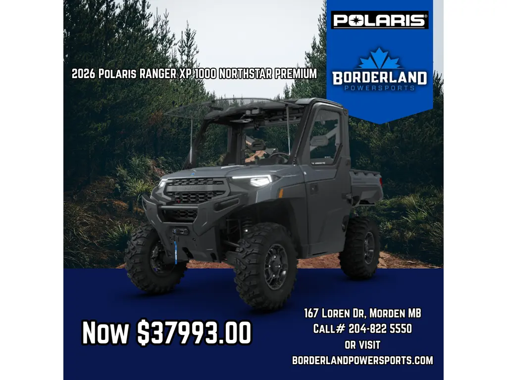 2026 Polaris RANGER XP 1000 NORTHSTAR PREMIUM STH GRAY Premium