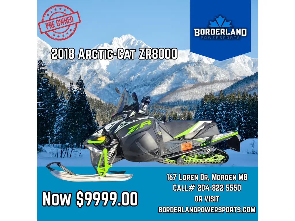 2018 Arctic Cat ZR8000