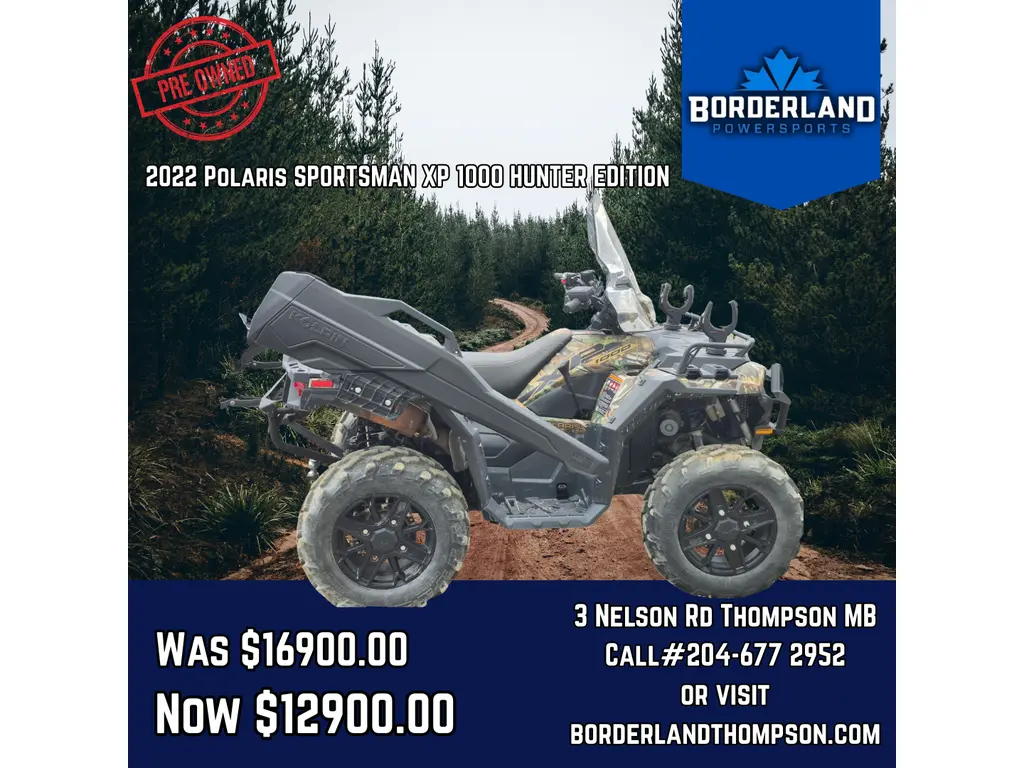 2022 Polaris SPORTSMAN XP 1000 HUNTER EDITION – CAMO