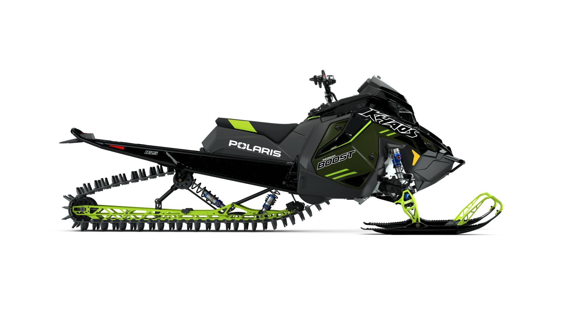 2026 Polaris Boost RMK KHAOS 165 - 7S Display, 3.25" Indy Red / Gloss Black