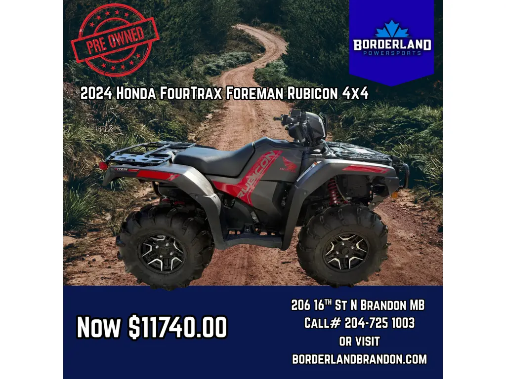 2024 Honda FourTrax Foreman Rubicon 4×4 Automatic DCT