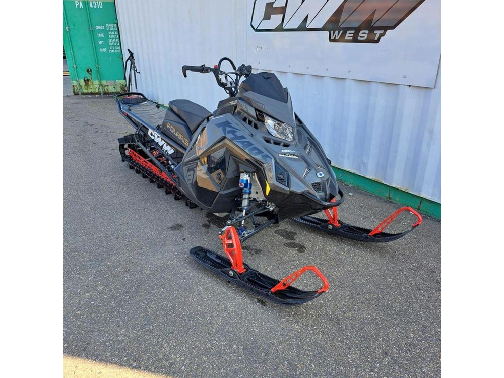 2025 Polaris 9r Rmk Khaos 165 Shadow Gray / Gloss Black alt