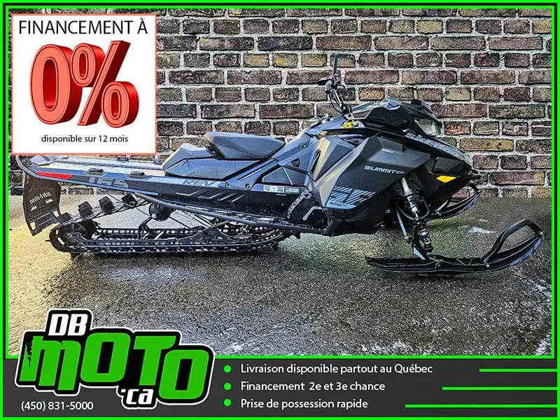 2019 SKI DOO SUMMIT 850 165'' ** AUCUN FRAIS CACHÉ **