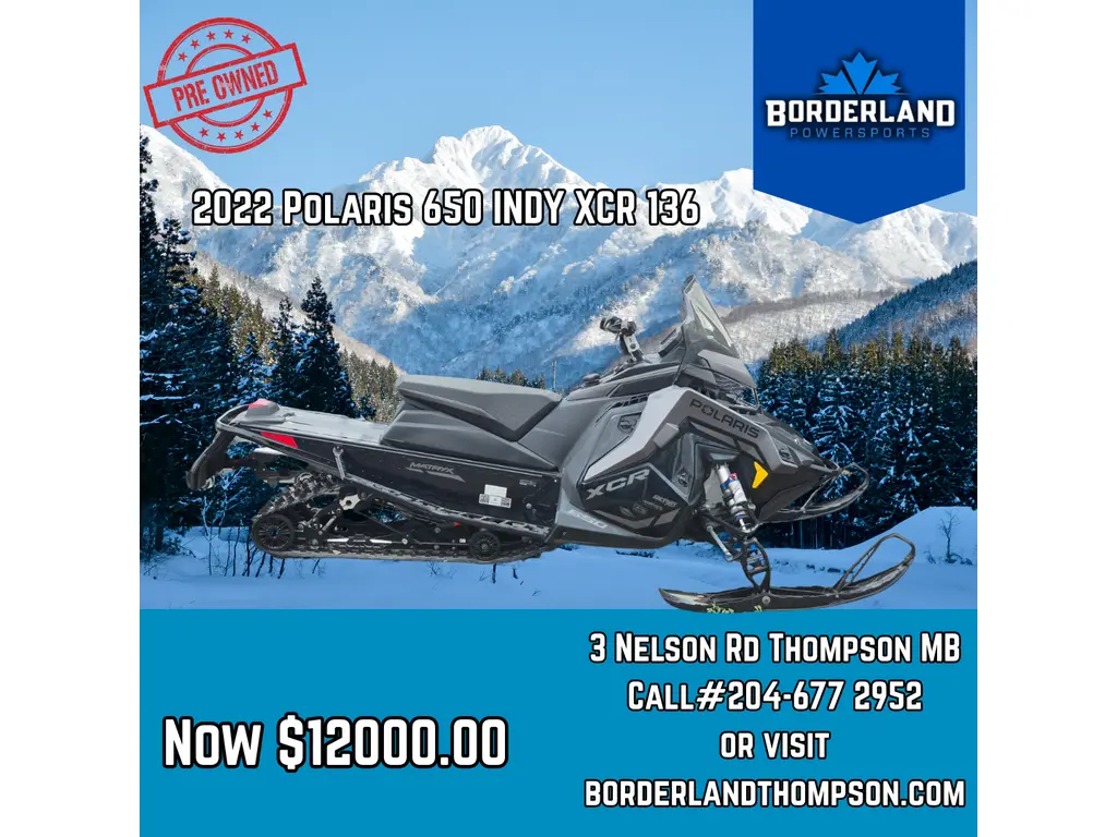 2022 Polaris 650 INDY XCR 136