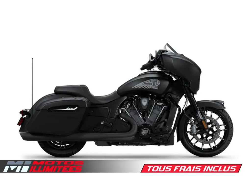 2025 Indian Motorcycles Chieftain PowerPlus Dark Horse 108 With PowerBand Audio Package