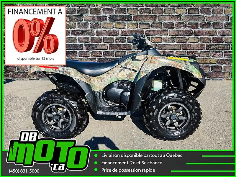 2023 Kawasaki BRUTE FORCE 750 EPS CAMO ** 0% D'INTÉRÊT DISPONIBLE **