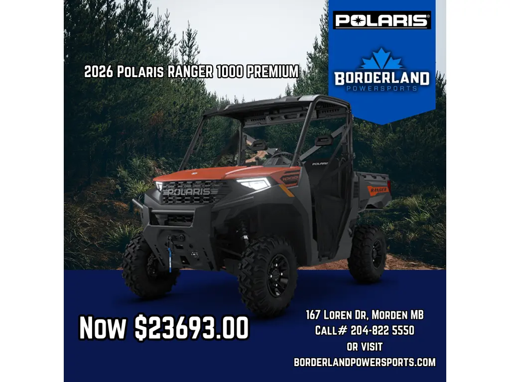 2026 Polaris RANGER 1000 PREMIUM ROVER RUST EPS