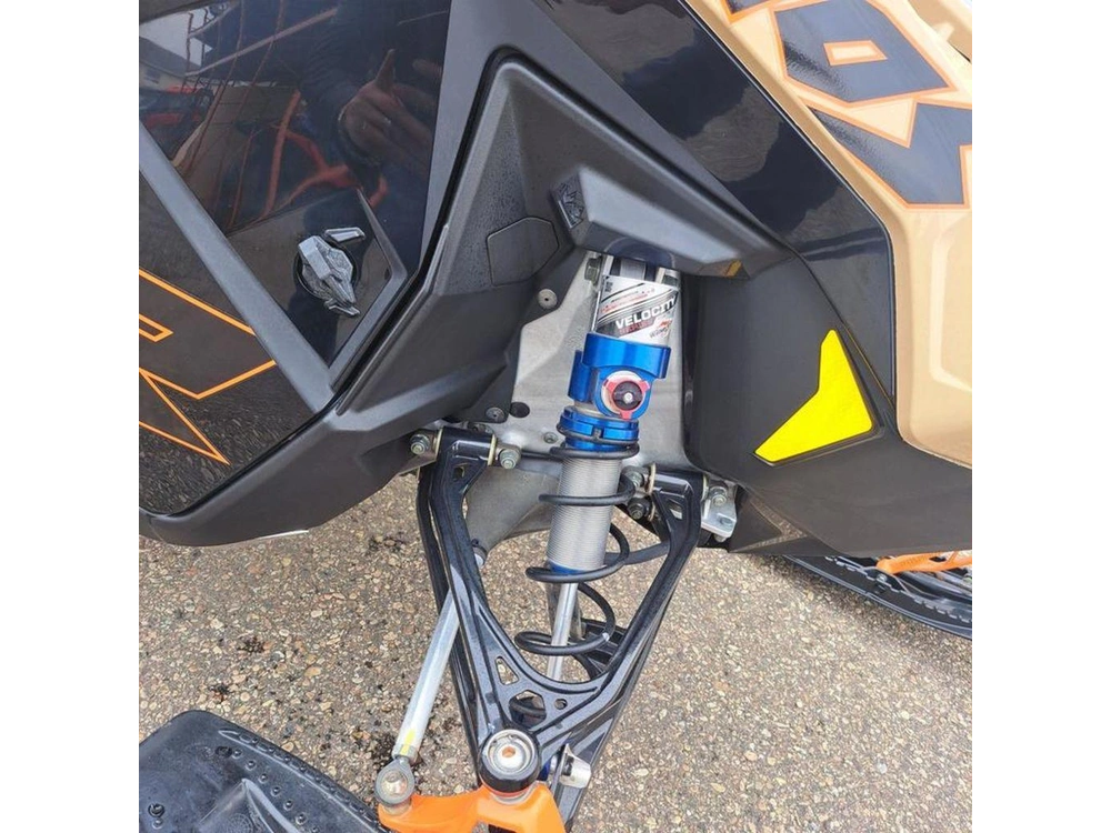 2024 Polaris Patriot 9r Rmk Khaos Slash 165 Gloss Black/military Tan/orange Burst alt