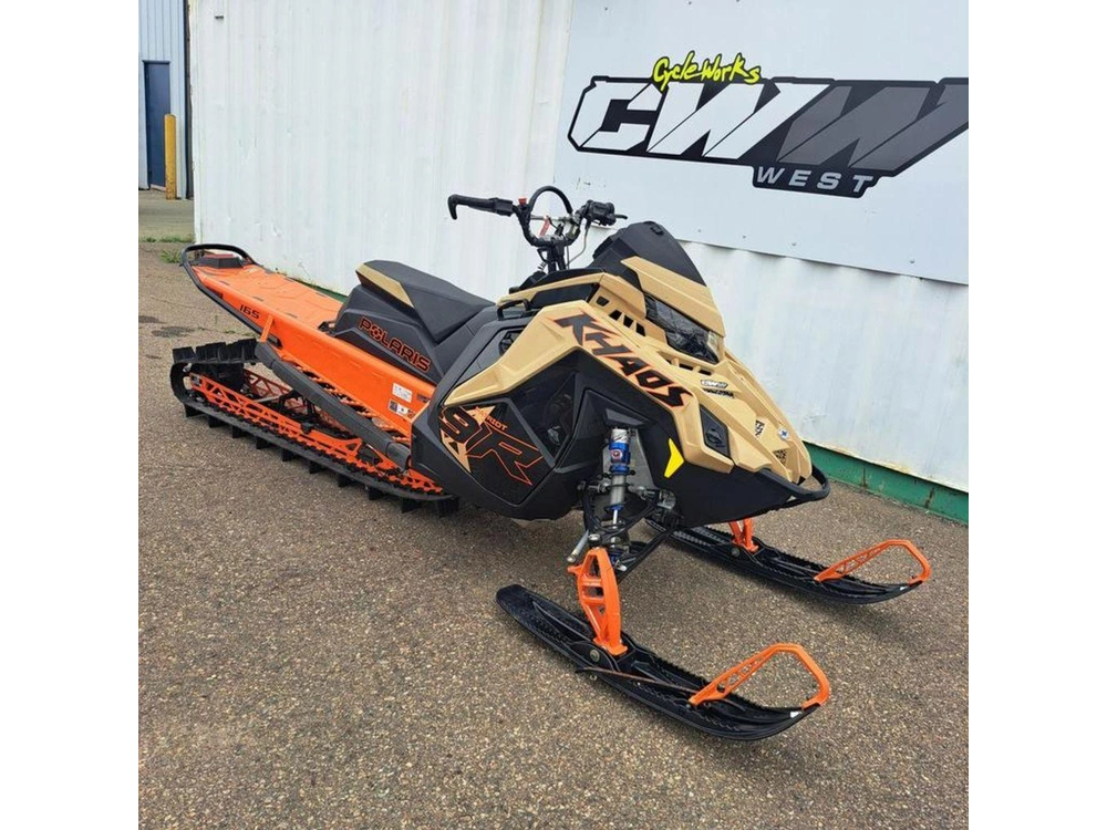 2024 Polaris Patriot 9r Rmk Khaos Slash 165 Gloss Black/military Tan/orange Burst alt